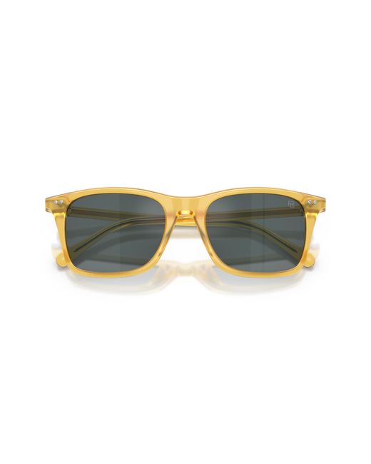 Ralph Lauren Black Rl8242U 50053R Sunglasses Acetate Pantos Normal Mirrored for men