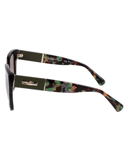 Longchamp Black Lo754Sl 309 Sunglasses Acetate Butterfly Normal Normal