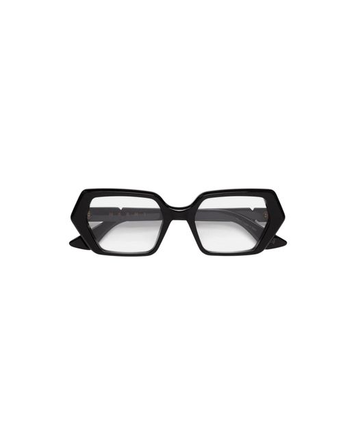 Marni Black Wiw Zunari Optical Frames Acetate Geometric