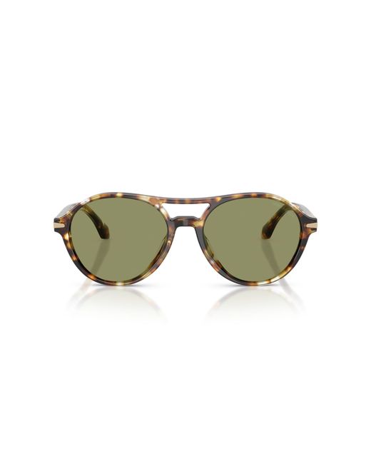 Giorgio Armani Black Ar8236U 623214 Sunglasses Acetate Round Normal for men