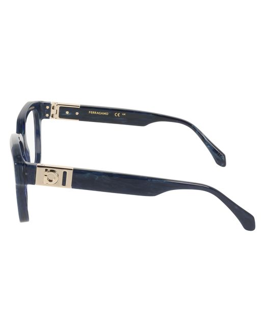 Ferragamo Black Sf3040 001 Optical Frames Acetate Squared Normal
