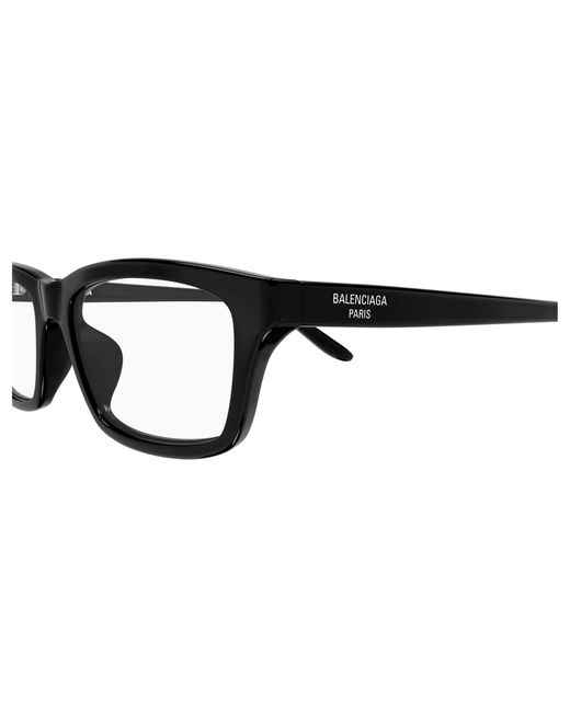 Balenciaga Black Bb0439O 001 Optical Frames Acetate Transparent Squared for men