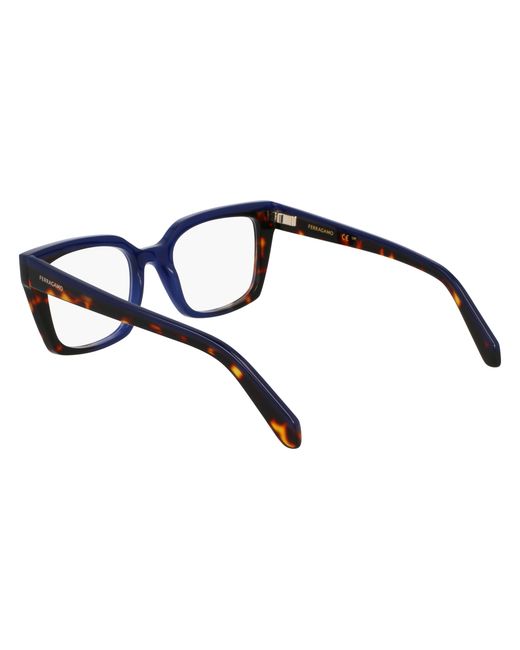 Ferragamo Black Sf3010 424 Optical Frames Acetate Squared Normal