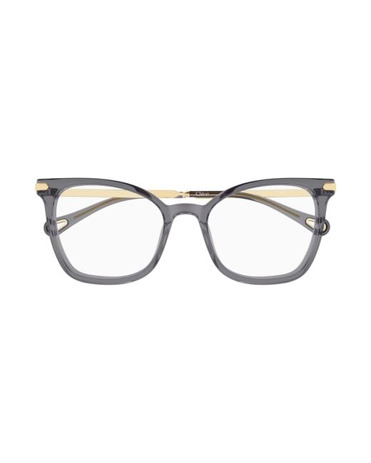 Chloé Black Ch0360O 001 Optical Frames Acetate Transparent Squared
