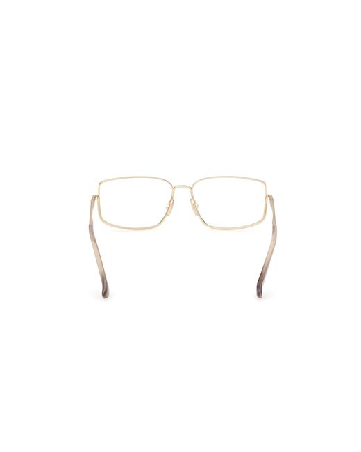 Max Mara Black Mm5203 033 Optical Frames Metal Squared Normal