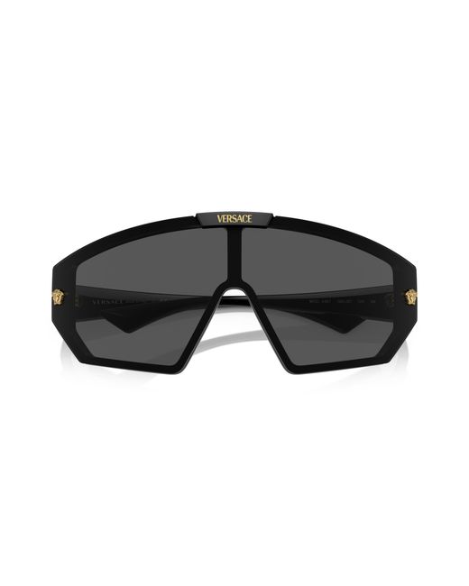 Versace Black Ve4461 Gb1/87 Sunglasses Injected Geometric Normal