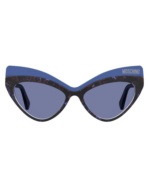 Moschino Black Mos080/S Ipr/Ku Sunglasses Acetate Cat Eye