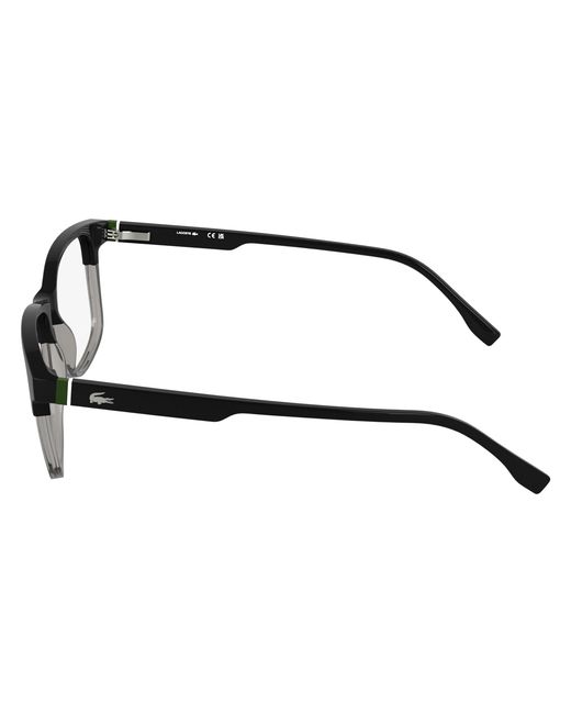 Lacoste Black L4002 001 Optical Frames Bio-Injected Squared Normal for men