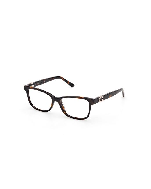 Guess Black Gu50227 052 Optical Frames Acetate Squared Normal