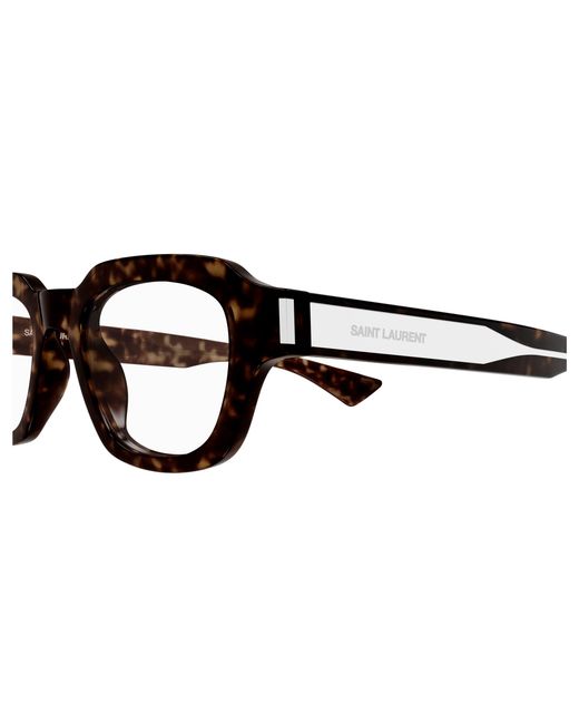 Saint Laurent Black Sl 791 Opt 002 Optical Frames Acetate Transparent Squared
