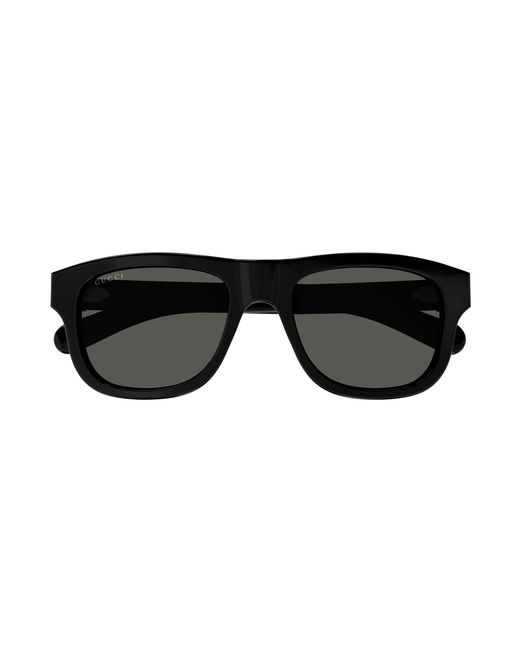 Gucci Black Gg1509S 001 Sunglasses Acetate Round for men