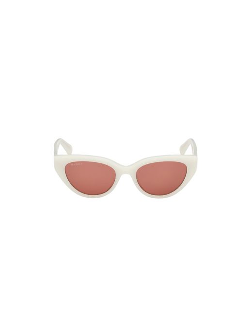 MAX&Co. Red Mo0127 25E Sunglasses Acetate Cat Eye Normal