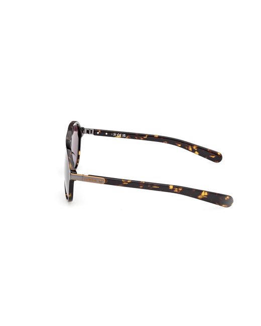 Adidas Black Or0136 52E Sunglasses Acetate Pilot Normal for men