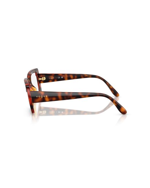 Vogue Eyewear Black Vo5636U W656 Optical Frames Nylon Squared Normal