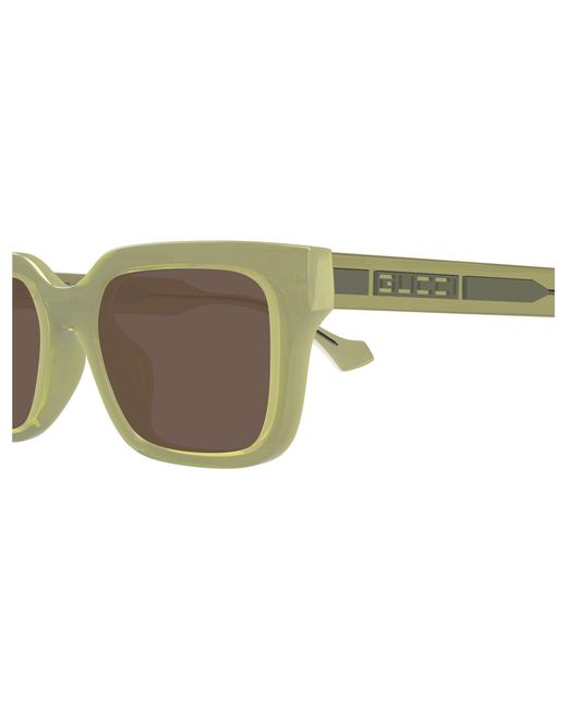 Gucci Black Gg1732Sk 003 Sunglasses Injected Squared for men