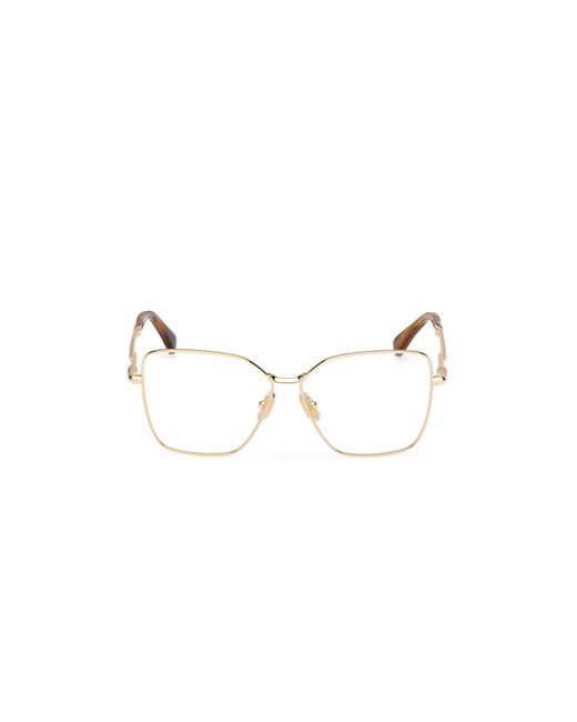 Max Mara Black Mm5187 030 Optical Frames Metal Round Normal