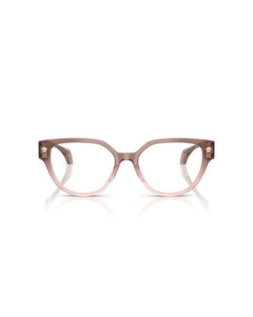 Versace Black Ve3394D 5435 Optical Frames Acetate Transparent Cat Eye Normal
