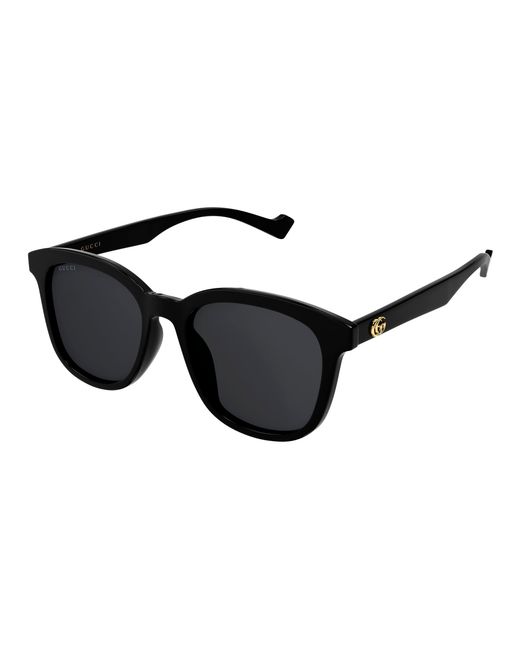 Gucci Black Gg1001Sk 001 Sunglasses Acetate Squared Normal