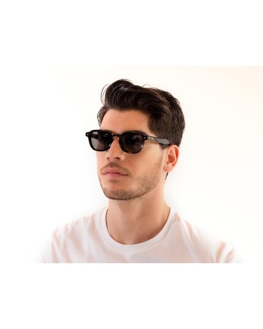 Xlab Blue Galapagos Sunglasses Acetate Geometric Polarized