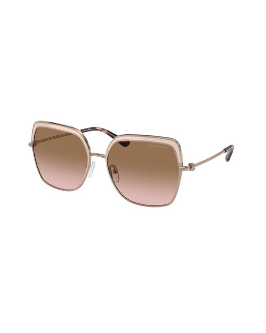 Michael Kors Black Mk1141 Greenpoint 110811 Sunglasses Metal Squared Normal Shaded