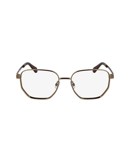 Calvin Klein Black Ckj25203 704 Optical Frames Metal Squared Normal