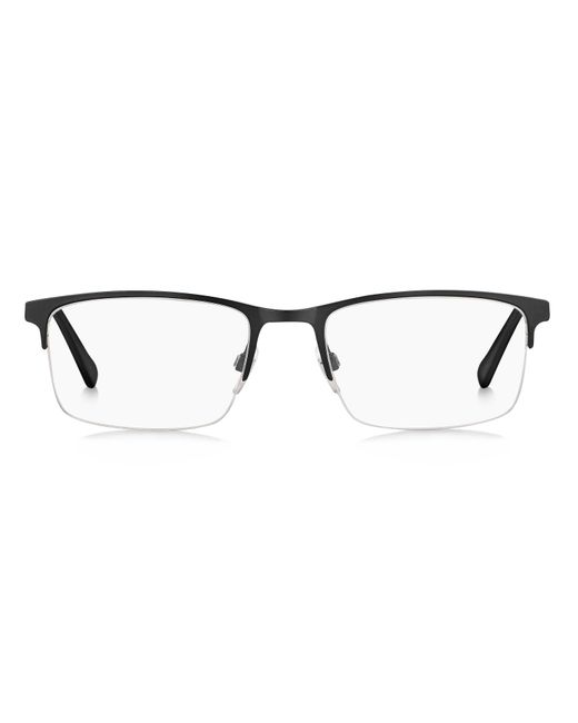 Pierre Cardin Black P.C. 6874 003 Optical Frames Steel Squared for men