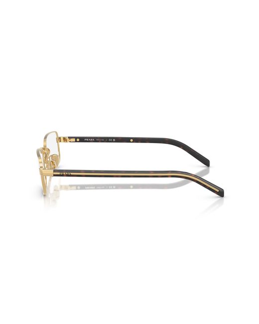 Prada Black Pr B54V 5Ak1O1 Optical Frames Metal Squared Normal