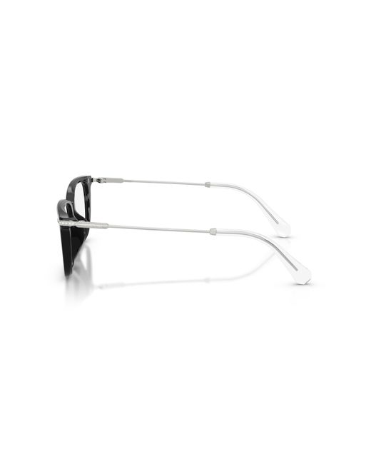 Swarovski Black Sk2067D 1038 Optical Frames Acetate Transparent Pillow Normal