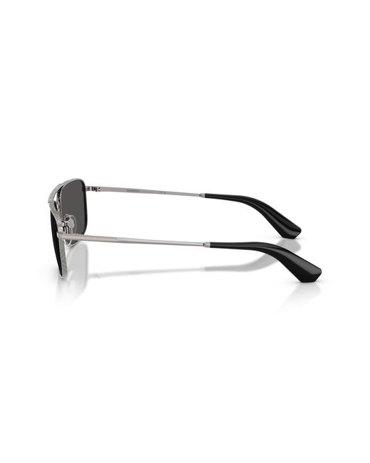 Burberry Black Be3170 100387 Sunglasses Metal Pilot Normal for men