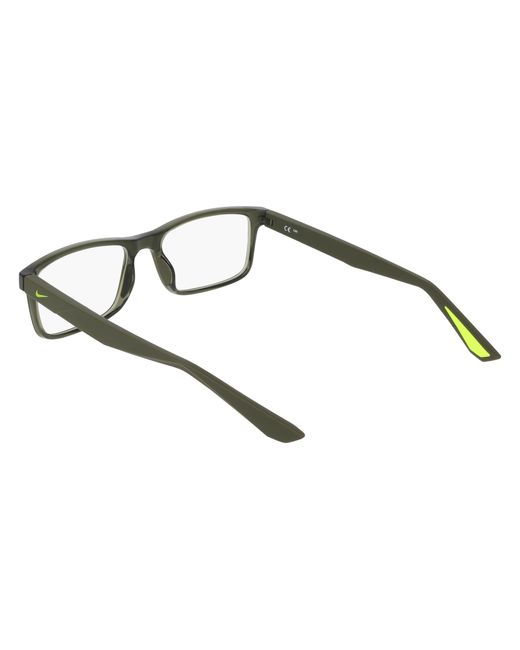 Nike Black 7416 315 Optical Frames Bio-Injected Squared Normal for men
