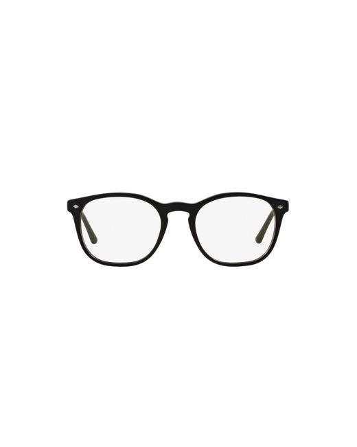 Giorgio Armani Black Ar7074 5042 Optical Frames Acetate Pantos Normal for men