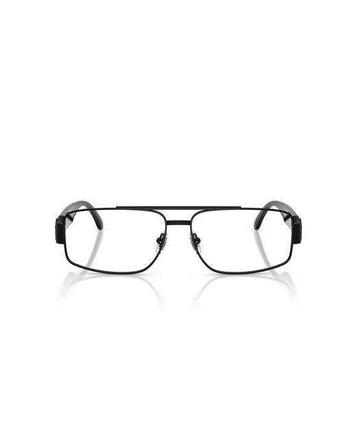 Versace Black Ve1317 1436 Optical Frames Metal Transparent Squared Normal for men