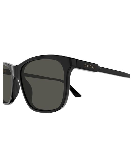 Gucci Black Gg1819S 001 Sunglasses Acetate Squared for men
