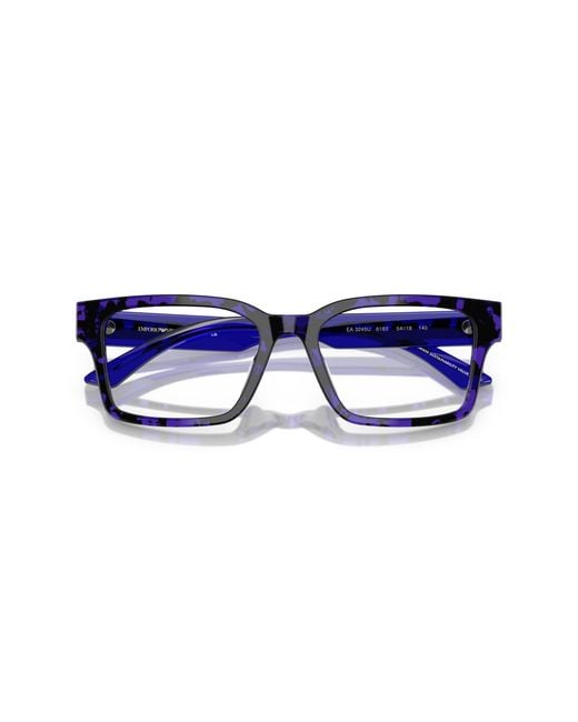 Emporio Armani Black Ea3245U 6183 Optical Frames Acetate Squared Normal