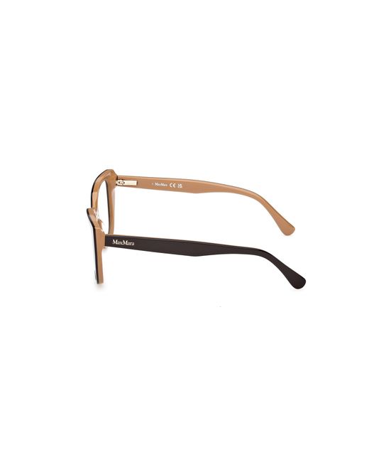 Max Mara Black Mm5212 050 Optical Frames Acetate Round Normal