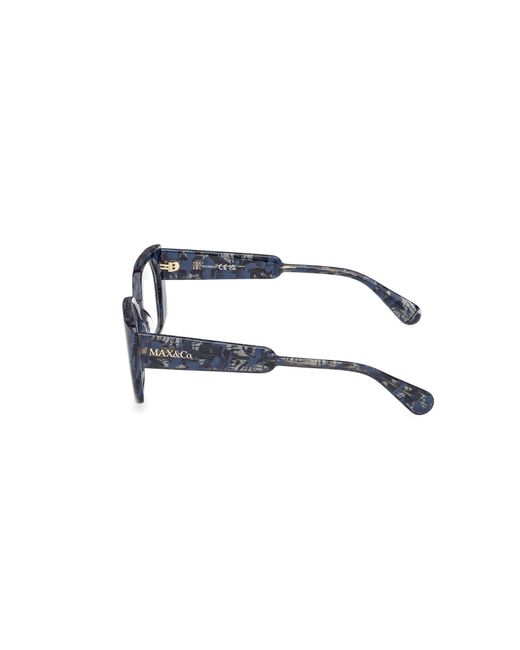 MAX&Co. Black Mo5168 092 Optical Frames Acetate Squared Normal