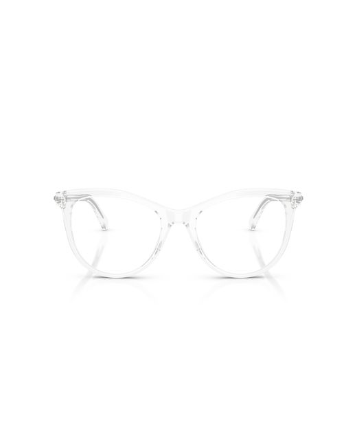 Swarovski Black Sk2064 1027 Optical Frames Acetate Round Normal