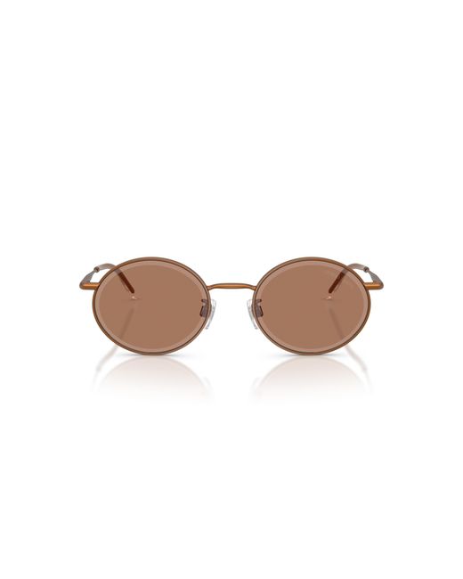 Giorgio Armani Black Ar6170 320173 Sunglasses Metal Round Normal