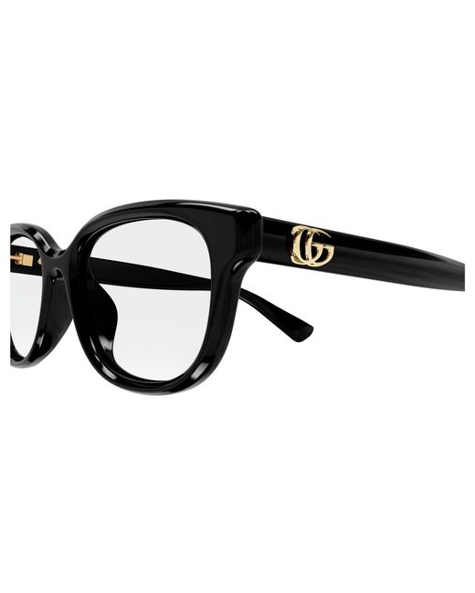 Gucci Black Gg1833Ok 001 Optical Frames Injected Transparent Squared