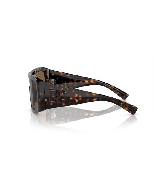 Dolce & Gabbana Black Dg4454 502/73 Sunglasses Acetate Squared Normal for men