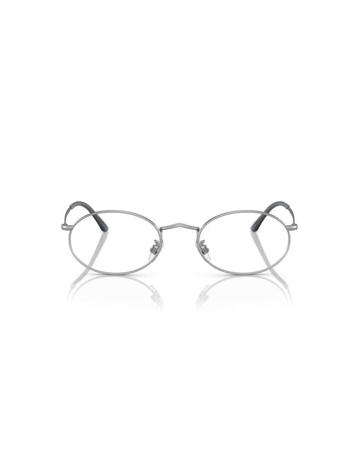 Giorgio Armani Black Ar 131Vm 3045 Optical Frames Metal Transparent Round Normal for men
