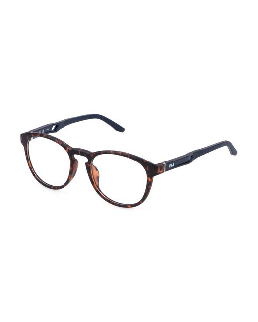 Fila Black Vfi875 878 Optical Frames Injected Pantos for men