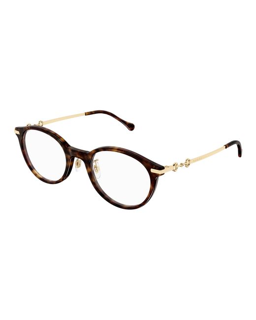 Gucci Black Gg1904Oj 002 Optical Frames Acetate Transparent Round
