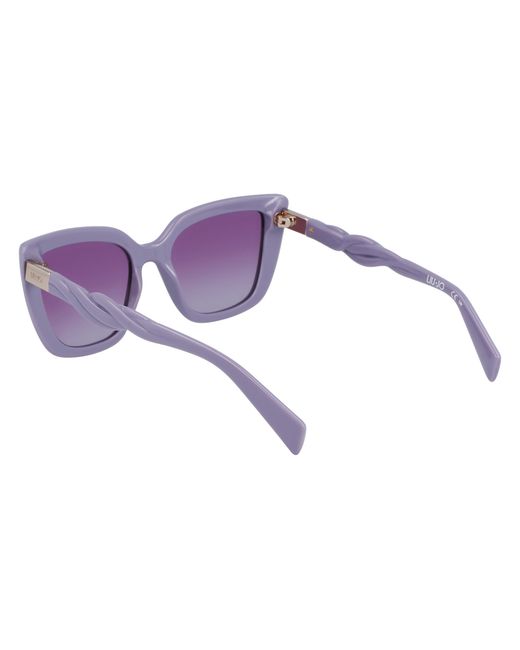 Liu Jo Black Lj789S 517 Sunglasses Bio-Inject Cat Eye Normal Shaded