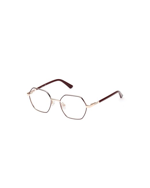 Guess Black Gu8275 032 Optical Frames Aluminum Geometric Normal