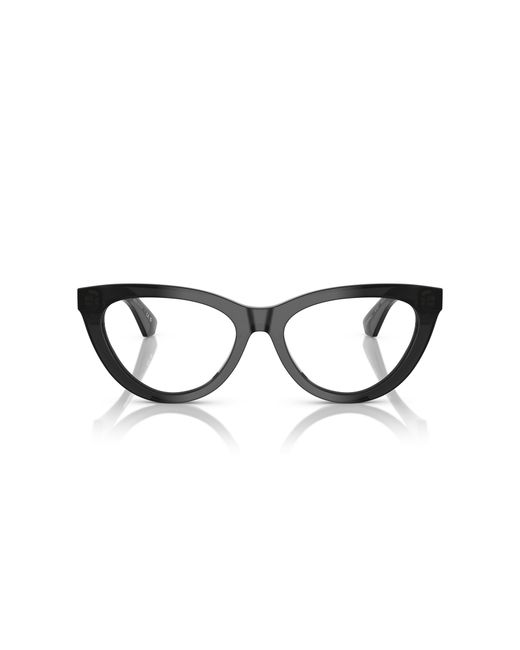 Burberry Black Be2418U 4112 Optical Frames Acetate Transparent Cat Eye Normal