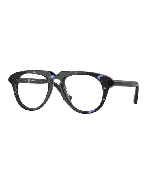 Burberry Black Be2408U 4111 Optical Frames Acetate Transparent Pilot Normal for men