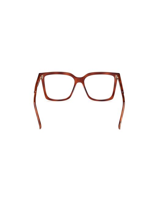 MAX&Co. Black Mo5173 053 Optical Frames Injected Squared Normal