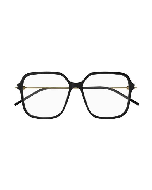 Gucci Black Gg1271O 001 Optical Frames Plastic Squared