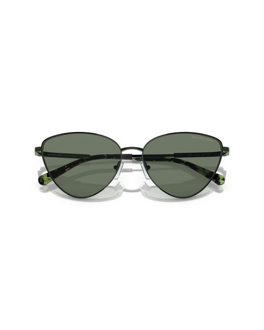 Michael Kors Black Mk1140 Cortez 18943H Sunglasses Metal Cat Eye Normal Anti -Reflex